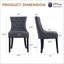 Chaise de salle à manger capitonnée Modern-424546151