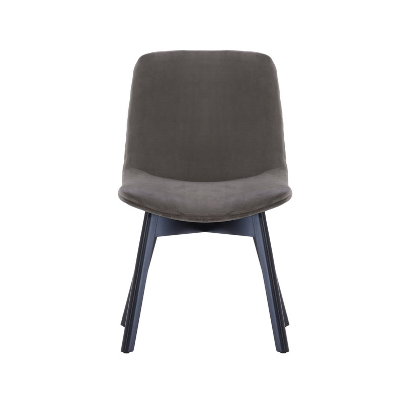 Jada 137.2cm H Velvet Upholstered Side Chair, Elephant
