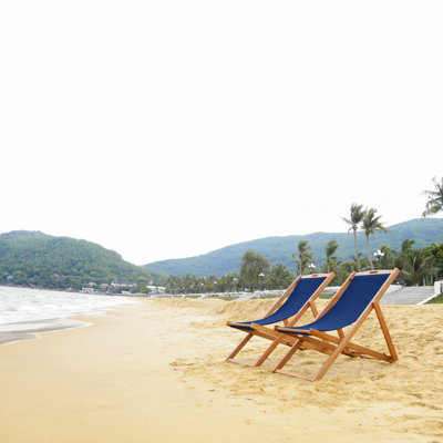 Winston Eucalyptus Outdoor Armless Lounge Chair