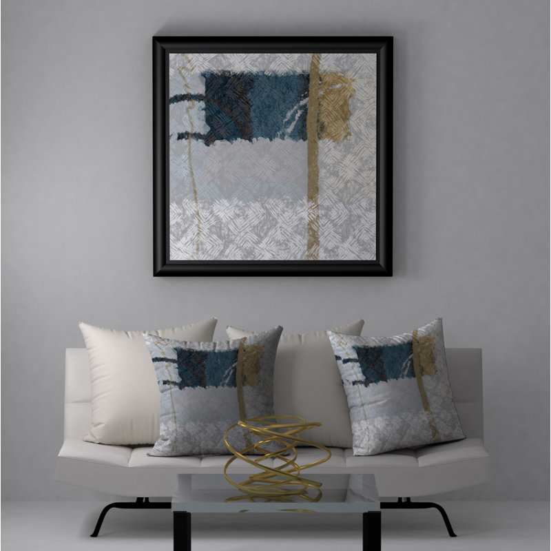 Geometric Reversible Throw Pillow, 20" x 20"