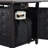 Bedia Rectangle Aluminum Propane Smokeless Fire Pit
