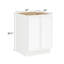 Armoire de base modulaire moderne en bouleau blanc avec structure étroite et quincaillerie à fermeture en douceur, disposition flexible pour les cuisines et espaces polyvalents-122259478-123572250