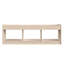 Mess Magic Commercial Grade Wooden 3 Section Classroom Shelf Unit with Mirrored Top