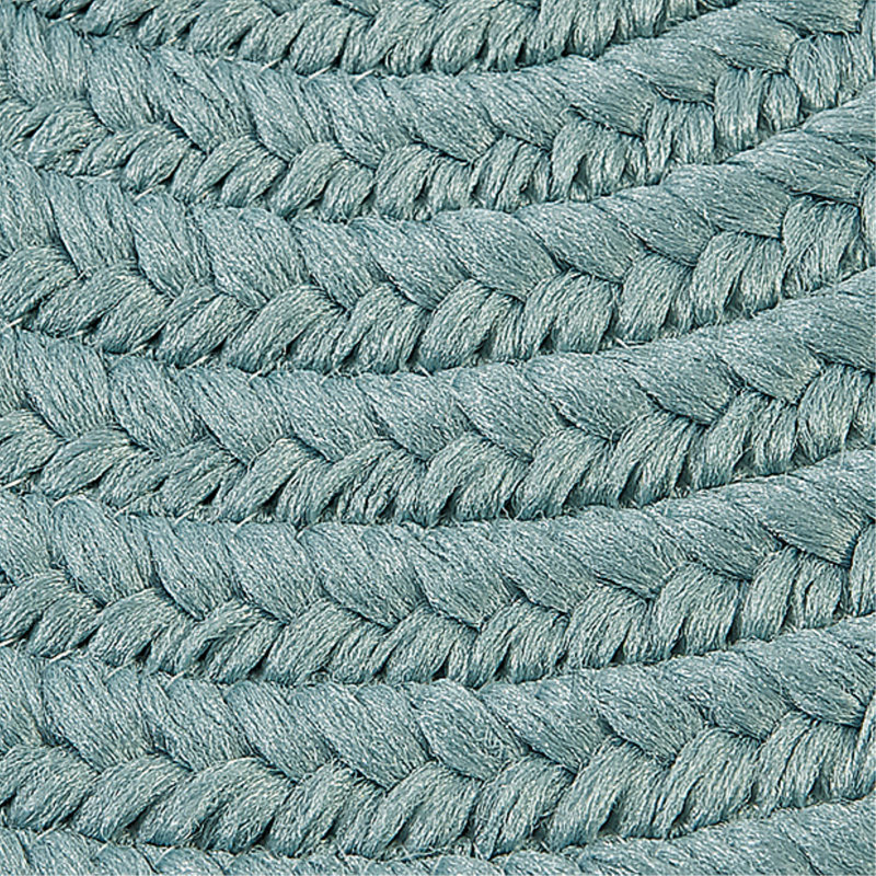 Tapis bleu de la fédération réversible pour l'intérieur et l'extérieur Audryanna, Ovale 2 pi x 11 pi