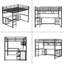 Lit mezzanine double avec tiroirs Alywin Kids-1965105688