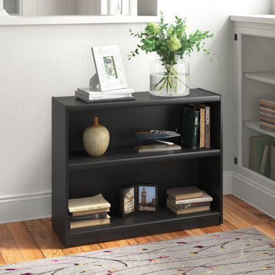 Donyo Small 2 Shelf Bookcase - Set of 2, Storage Bookshelves for Home Office and Living Room