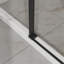 48" W x 72" H Sliding Shower Door, Frameless Sleek Glass Shower Door, 1/4" (6mm) Thick Tempered Clear Glass with Easy-clean Coating, Stainless Steel Hardware
