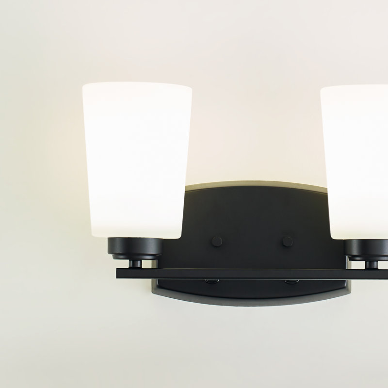 Franport Two Light Wall / Bath from Generation Lighting , Midnight Black, No