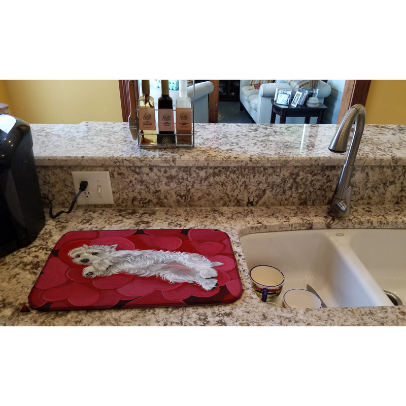 Tapis de séchage Westie