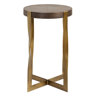 Halsey Brass Accent Table