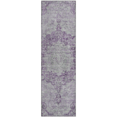 Premium Machine Washable Larock AMF1238 Global Rug
