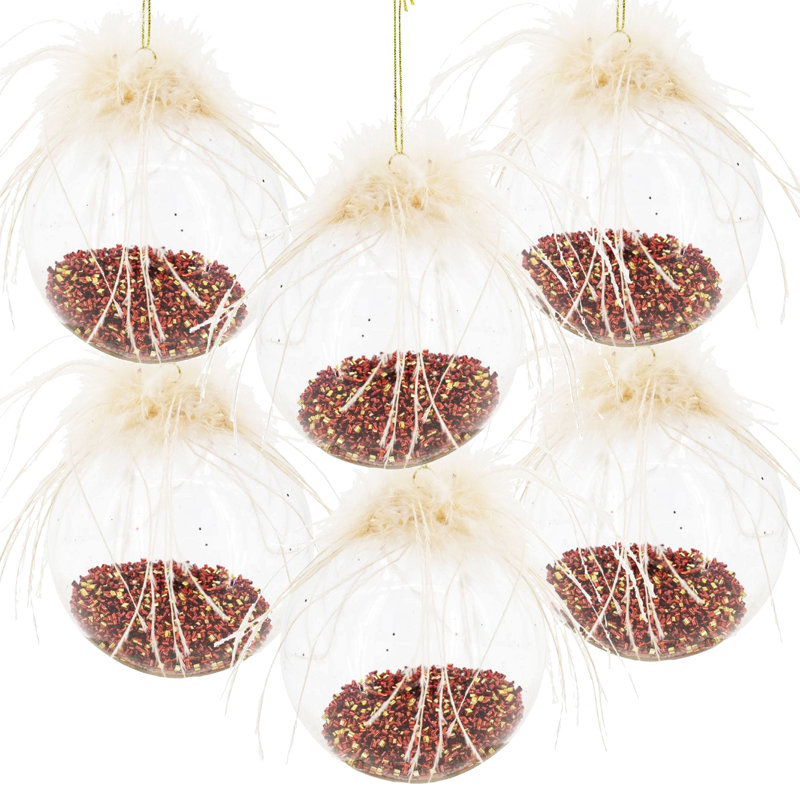Boules de Noël, boules de Noël suspendues en verre pour décorations de fêtes
