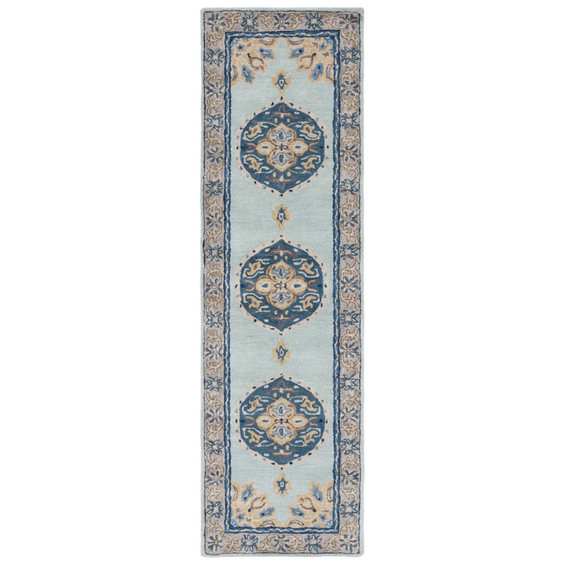 Rafael Hand Tufted Wool Oriental Rug, Runner 2'3" x 8'