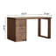 Bureau moderne en bois massif avec mortaise et tenon-544054913