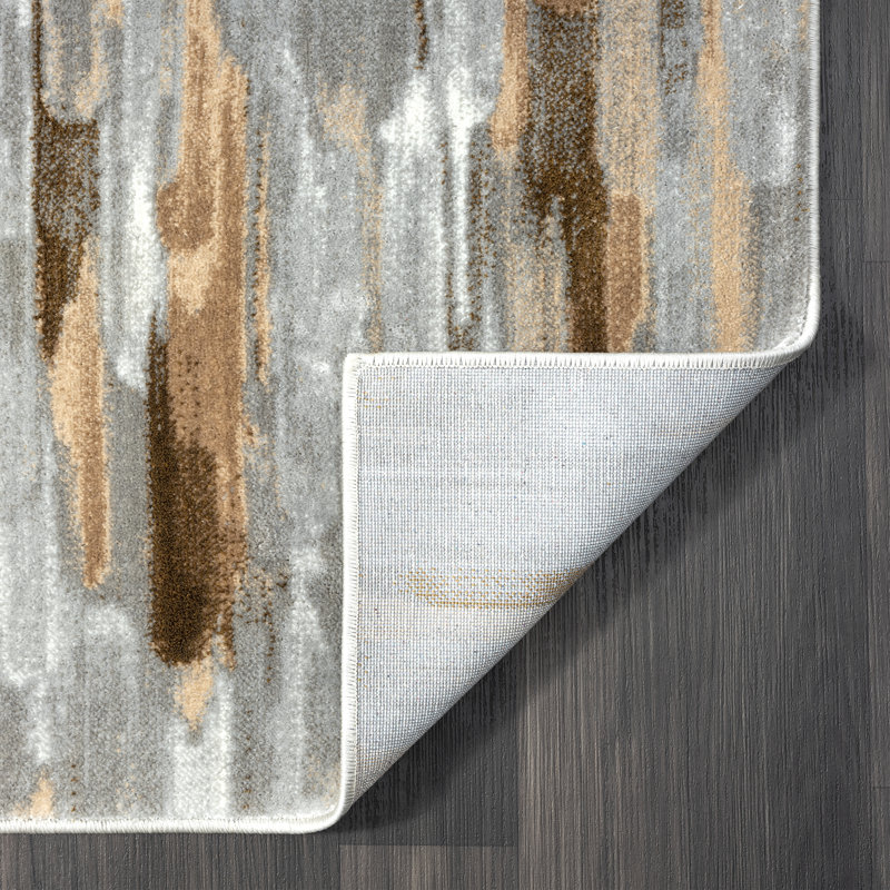 Dilon Abstract Indoor Rug, Rectangle 6' x 9'