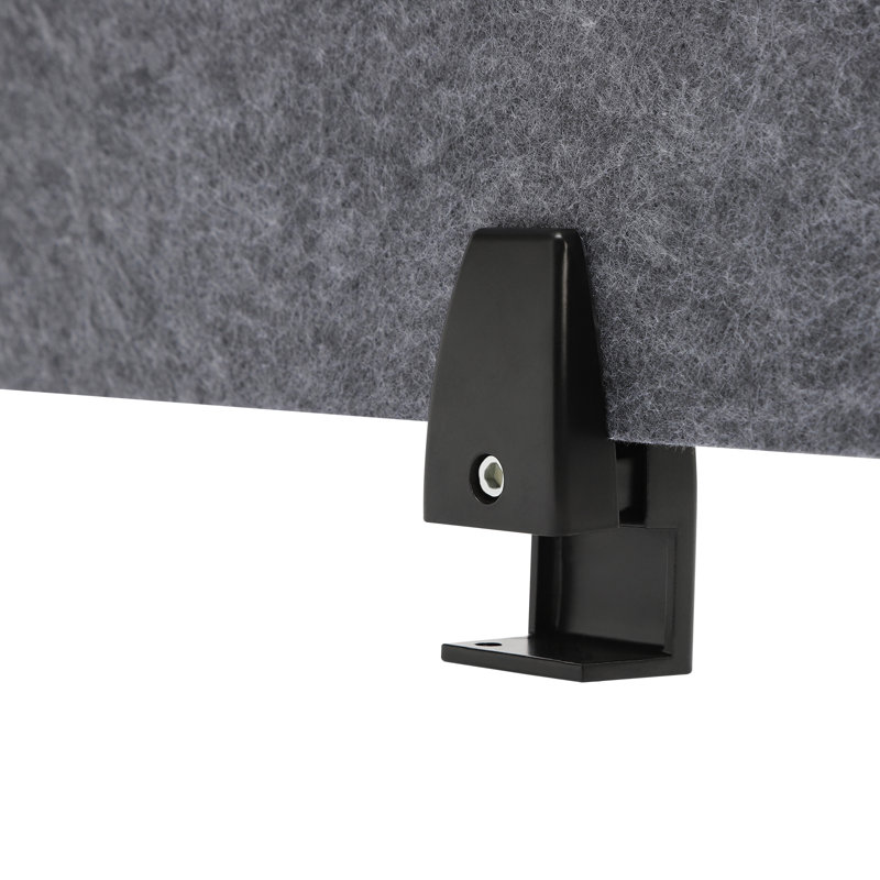 Cloison de bureau en polyester, Gris anthracite