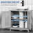 Onel Bathroom Storage Cabinet-1333238603