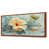 Toile avec cadre flottant brun