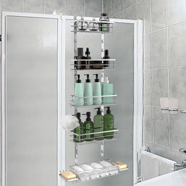 Lyvette Hooks Shower Caddy Rebrilliant Finish: Silver