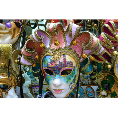 Venice Carnival by MariaMarcone - Wrapped Canvas Print