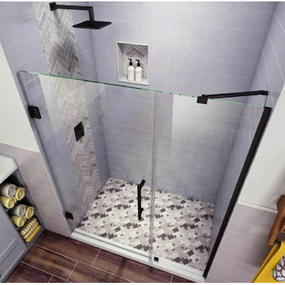 72" H Door Opening Frameless Shower Door