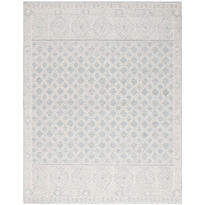 Abstract Hand Tufted Wool Geometric Rug