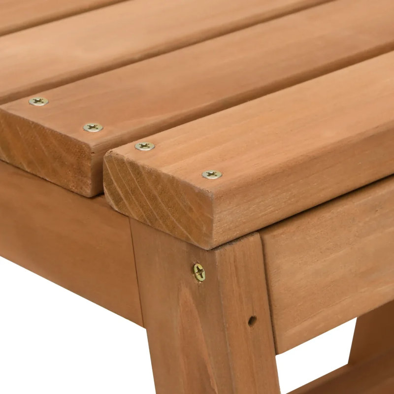 2 - Step Wood Folding Small Step Ladder