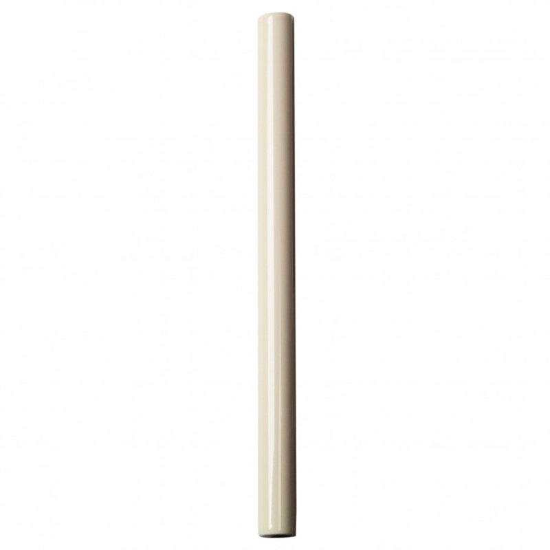 Vanilla Polished Ceramic Wall Pencil Liner Tile 0.75x12