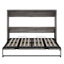 Lit escamotable double pleine grandeur - Se convertit en armoire