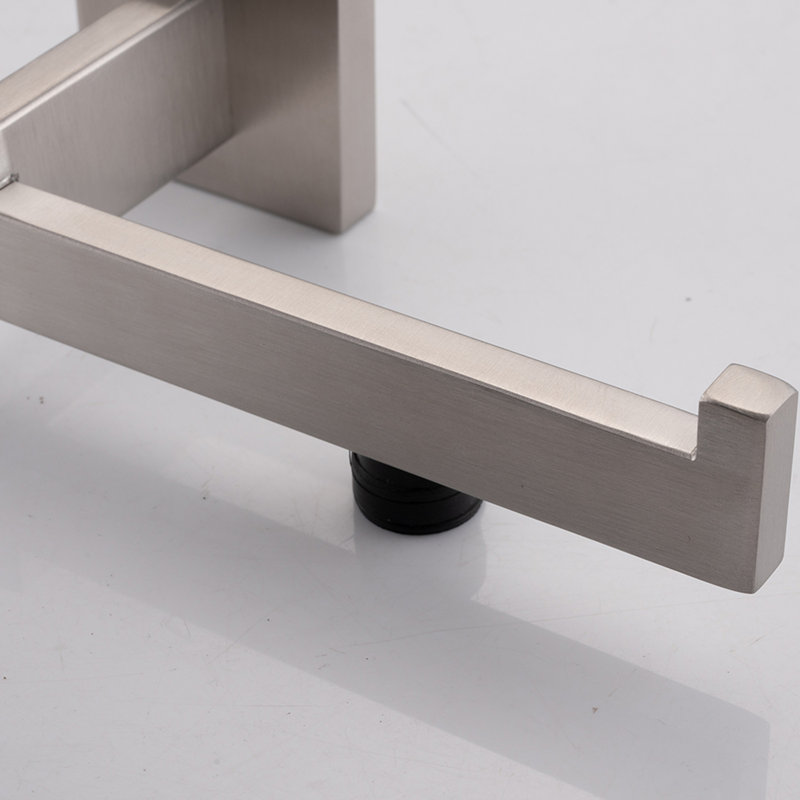 Ensemble de quincaillerie de salle de bain en acier inoxydable 9 pièces avec quincaillerie de fixation en nickel brossé