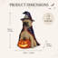 Statue de bouledogue français d'Halloween