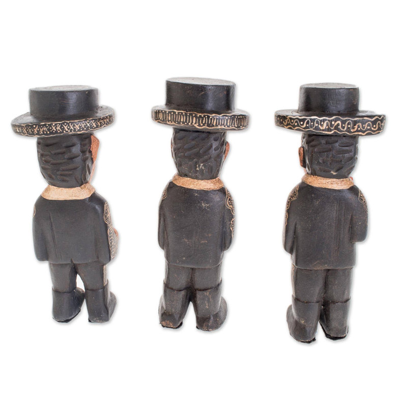 Ensemble de figurine 3 pièces mariachis Deepraj