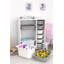 Armoire polyvalente moderne 27,4 po x 32,7 po x 11,8 po | 100% panneau de particules enduit de mélamine, épaisseur: 0,7 pouce | Comprend de nombreuses tablettes, une conception murale, une solution de rangement élégante et fonctionnelle pour la maison-1533439529