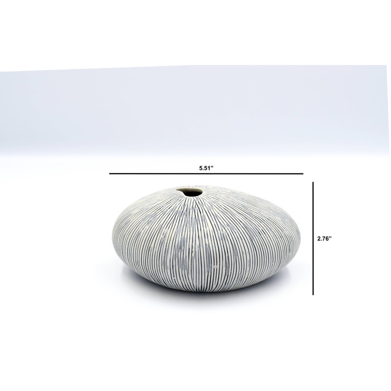 Vase de table Averyl, Bleu