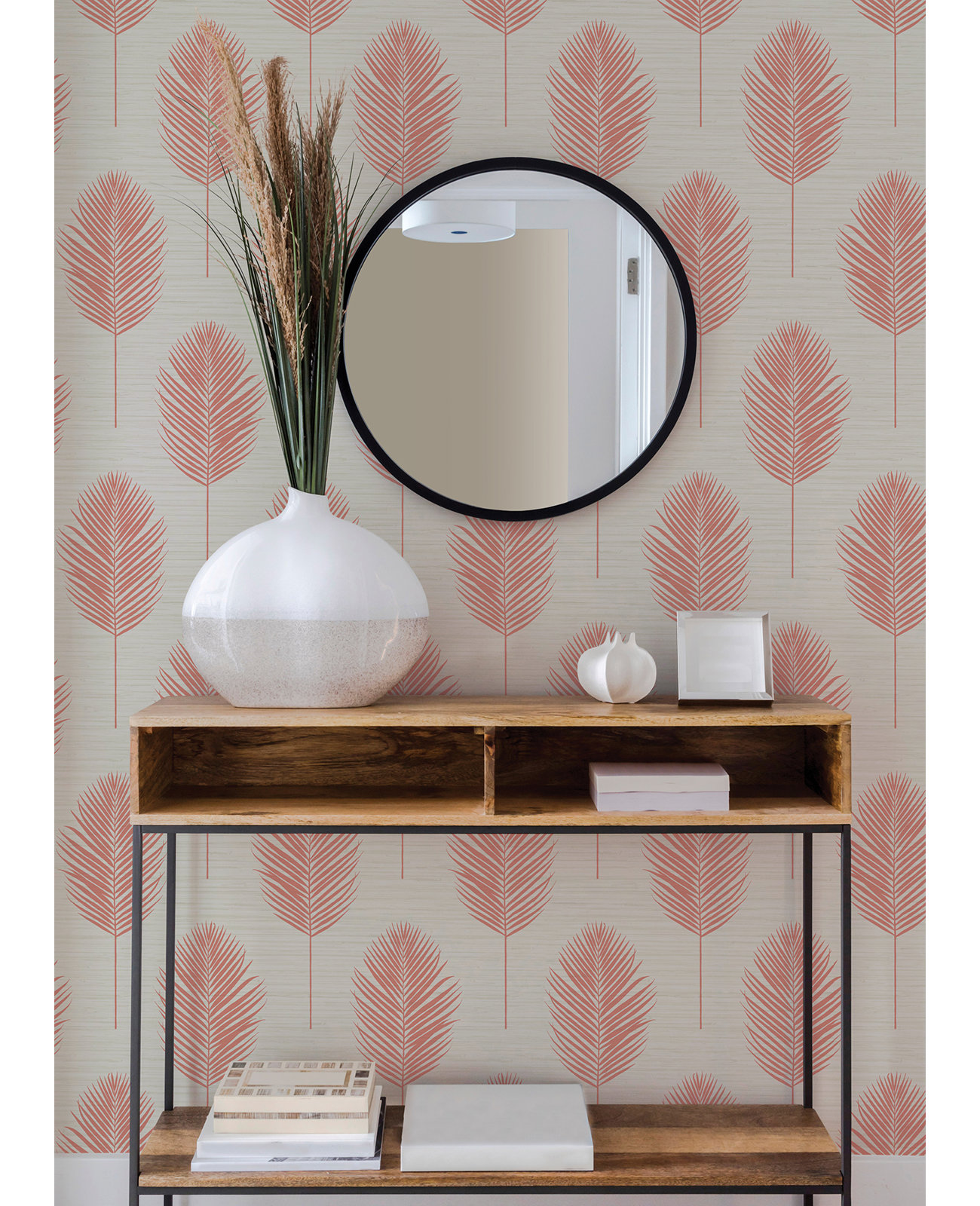 Mclaurin Wallpaper Roll, Coral