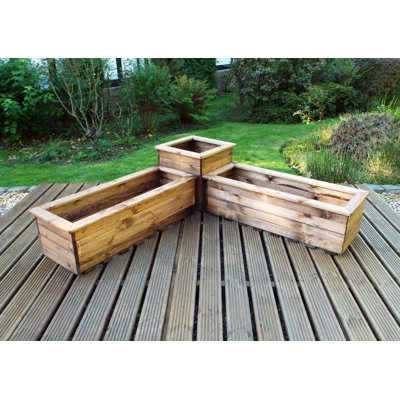 Macy Handmade Wood Planter Box