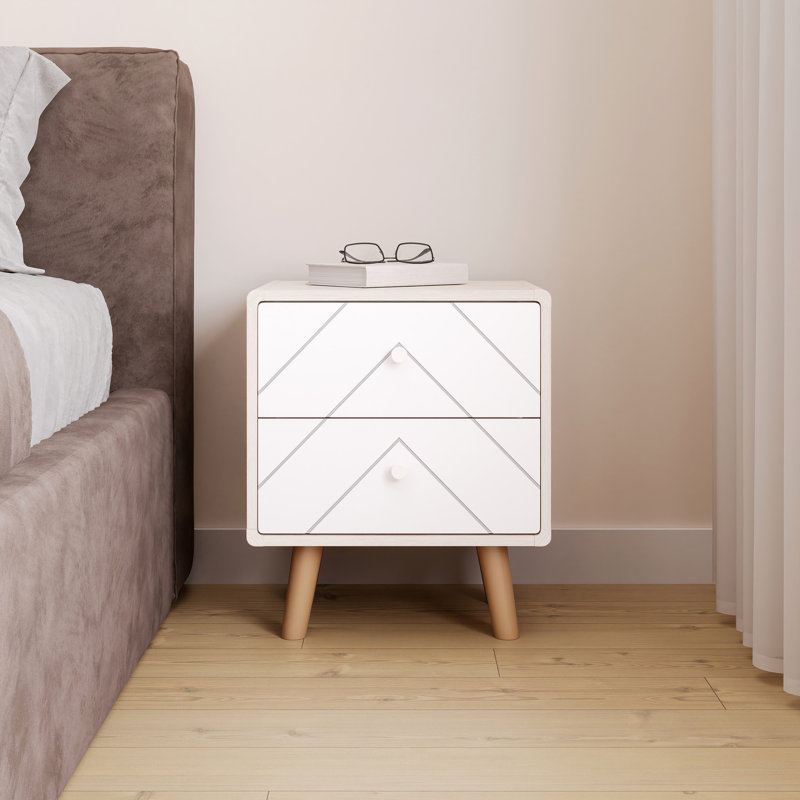 2 Drawer Bedside Table