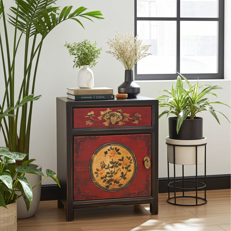 Bribie 1 Drawer Bedside Table