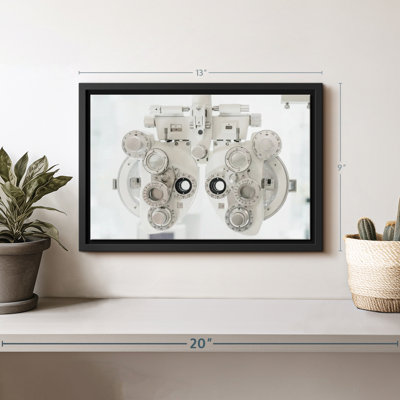 White Phoropter Canvas Print