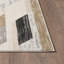 Modern Geometric Turkish Machine Woven Area Rug in Black/Beige/Grey-961746309