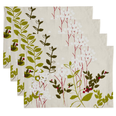Reena Cotton Floral Rectangle Placemat
