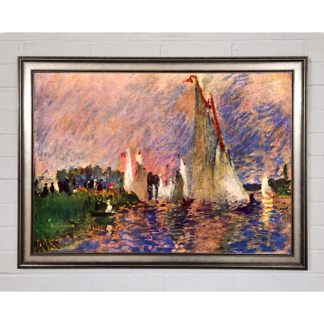 Renoir Regatta in Argenteui - Einzelner Bilderrahmen Kunstdrucke