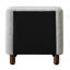 Table de chevet 2 tiroirs Grey Boucle
