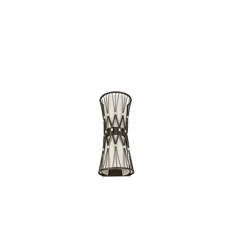 Rumba Bronze Cylinder Dimmable Direct Wired Sconce