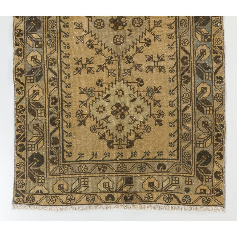 Tapis beige en laine Anatolian