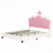 Full Size Poplar Wood PU Upholstered Platform Bed with Crown Headboard, 500lbs No Box Spring Needed, Cream for Bedroom-415874056-415874167