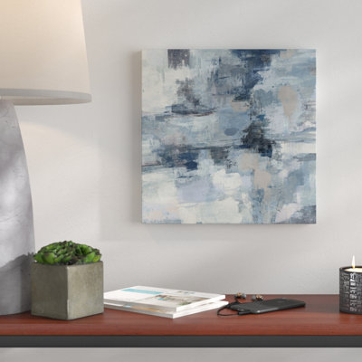 " In The Clouds Indigo And Gray Crop " by Silvia Vassileva