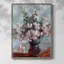 Impression florale vintage encadrée Cxxxi - bois massif-922618858