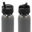 Bouteille d'eau triple isolée JoyJolt avec couvercle rabattable et couvercle en paille de sport, 22 oz-82264576-82264575