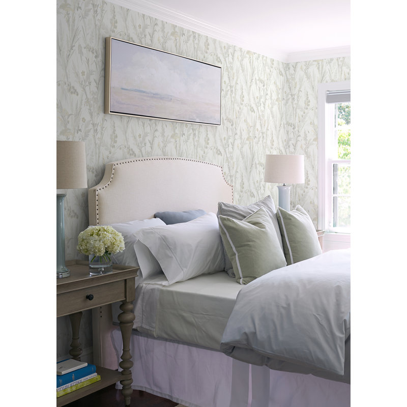 Andry Floral Roll, Gray